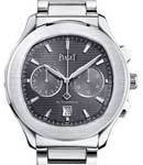 Polo S Chronograph 42mm Automatic in Stainless Steel on Steel Bracelet with Grey Dial