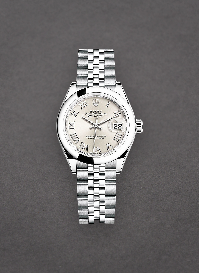 Rolex Unworn Ladies Datejust 28mm in Steel with Domed Bezel