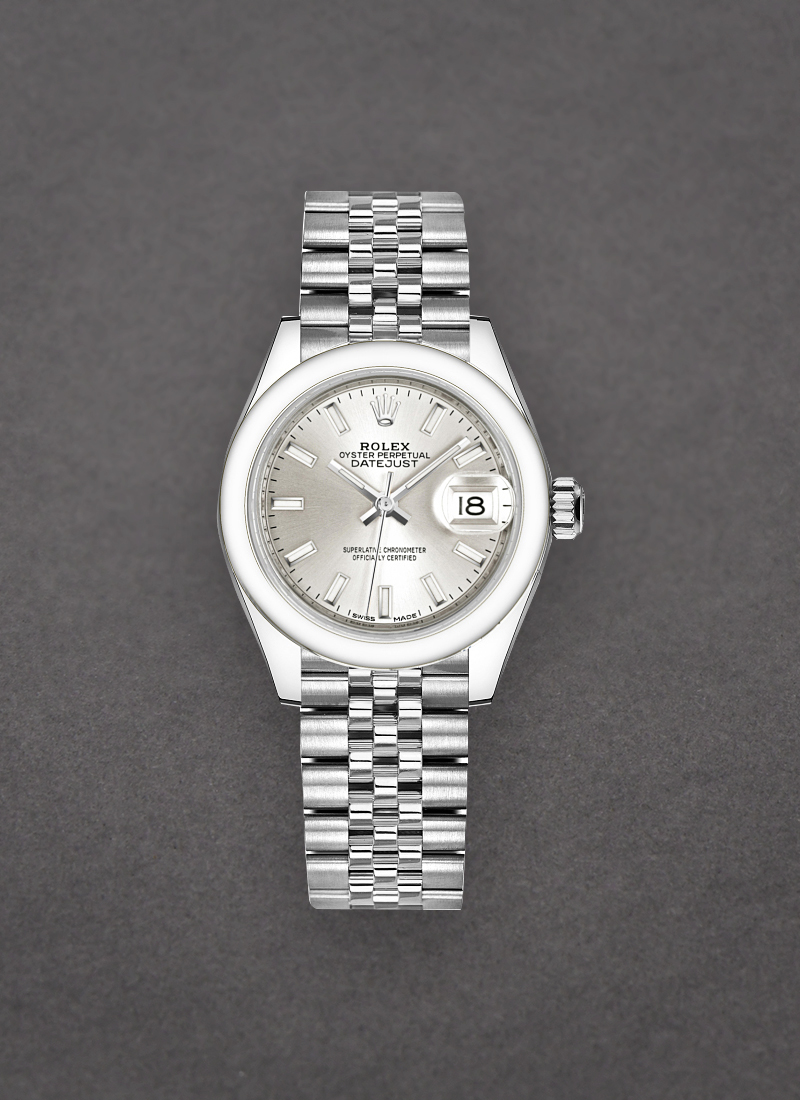 Rolex Unworn Datejust 28mm Automatic in Steel with Domed Bezel