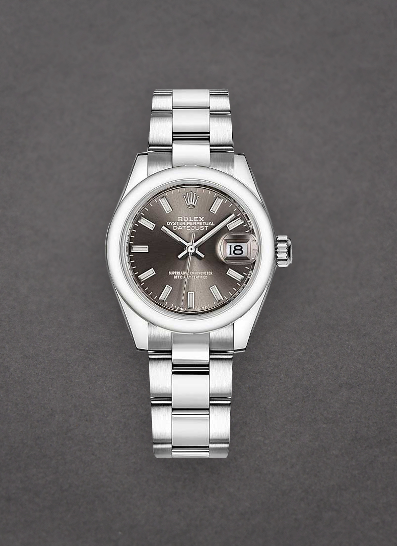 Rolex Unworn Ladies Datejust 28mm in Steel with Domed Bezel