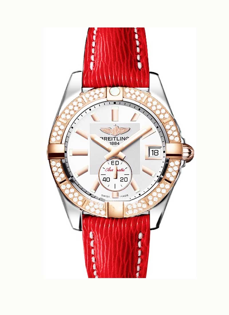 Breitling Galactic 36mm in Steel with Rose Gold Diamond Bezel