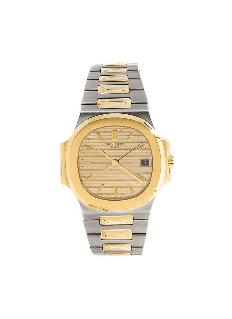 Patek Philippe Nautilus 2-Tone in Steel with Yellow Gold Bezel