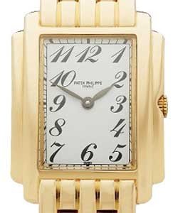 4824 Gondolo in Yellow Gold on Yellow Gold Bracelet Strap with White Dial
