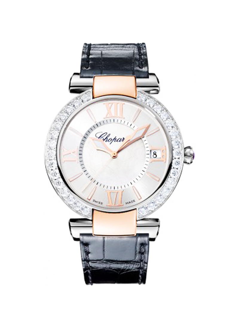 Chopard Imperiale Round 40mm in Steel with Rose Gold Diamond Bezel