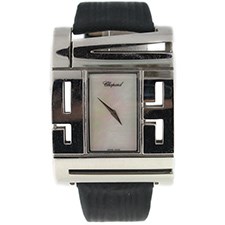 Xtravaganza in White Gold on Black Leather Strap with Mother of Pearl Dial