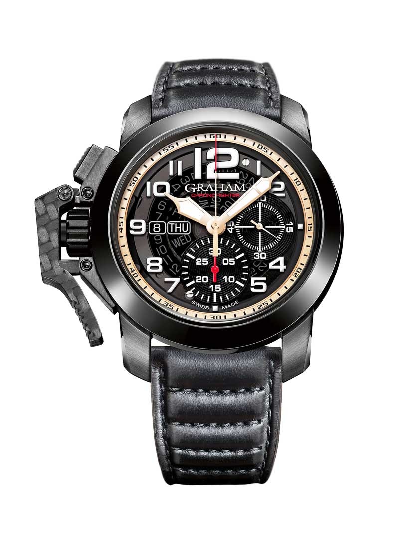 Graham Chronofighter Target 47mm Automatic in Black PVD