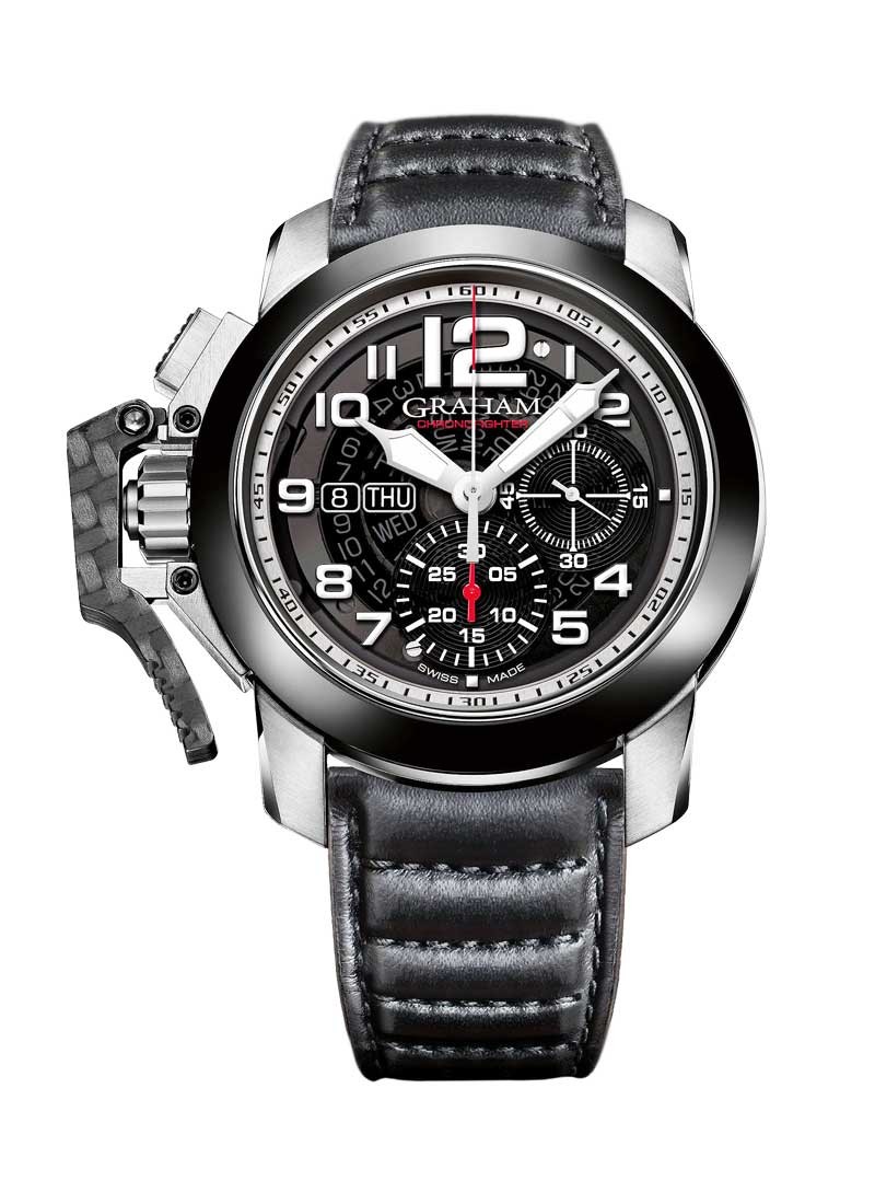 Graham Chronofighter Oversize Target 47mm Automatic in Steel