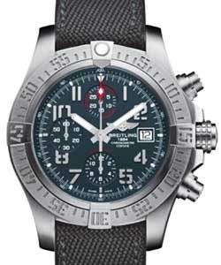 Avenger Bandit Chronograph in Titanium on Anthracite Fabric Strap with Grey Dial