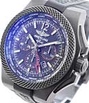 Bentley GMT Light Body B04 Midnight 49mm  in Black Titanium on k Rubber Strap with Black Dial