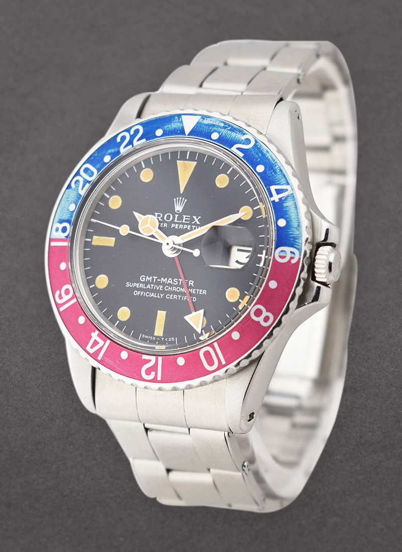 Pre-Owned Rolex GMT Master  Ref 1675 with Pepsi Bezel