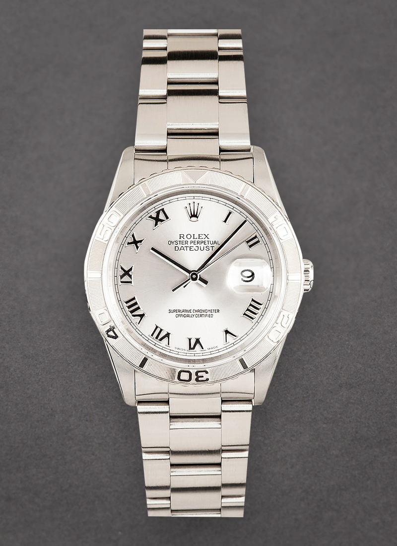 Pre-Owned Rolex Datejust 36mm in Steel with Turn-O-Graph Bezel