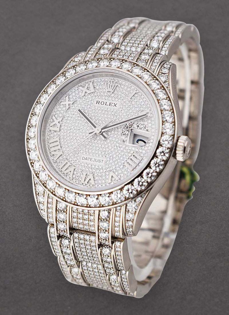 Pre-Owned Rolex Masterpiece Special Edition with White Gold 32 Diamond Bezel