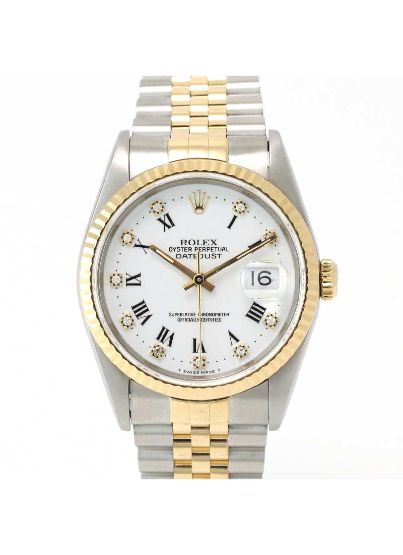 Pre-Owned Rolex Datejust 36mm 2-Tone Ref 16233