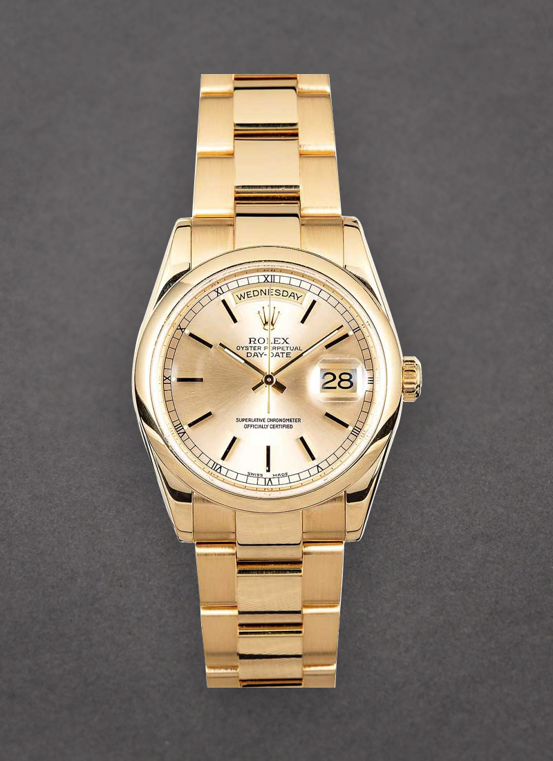 Pre-Owned Rolex Day Date President 36mm in Yellow Gold 