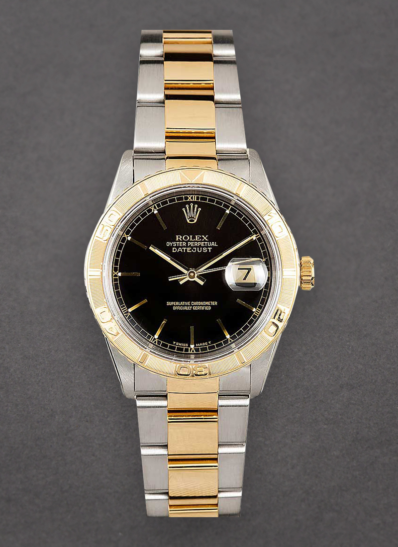 Pre-Owned Rolex Datejust 36mm 2-Tone in  Steel with YG Turn-O-Graph Bezel