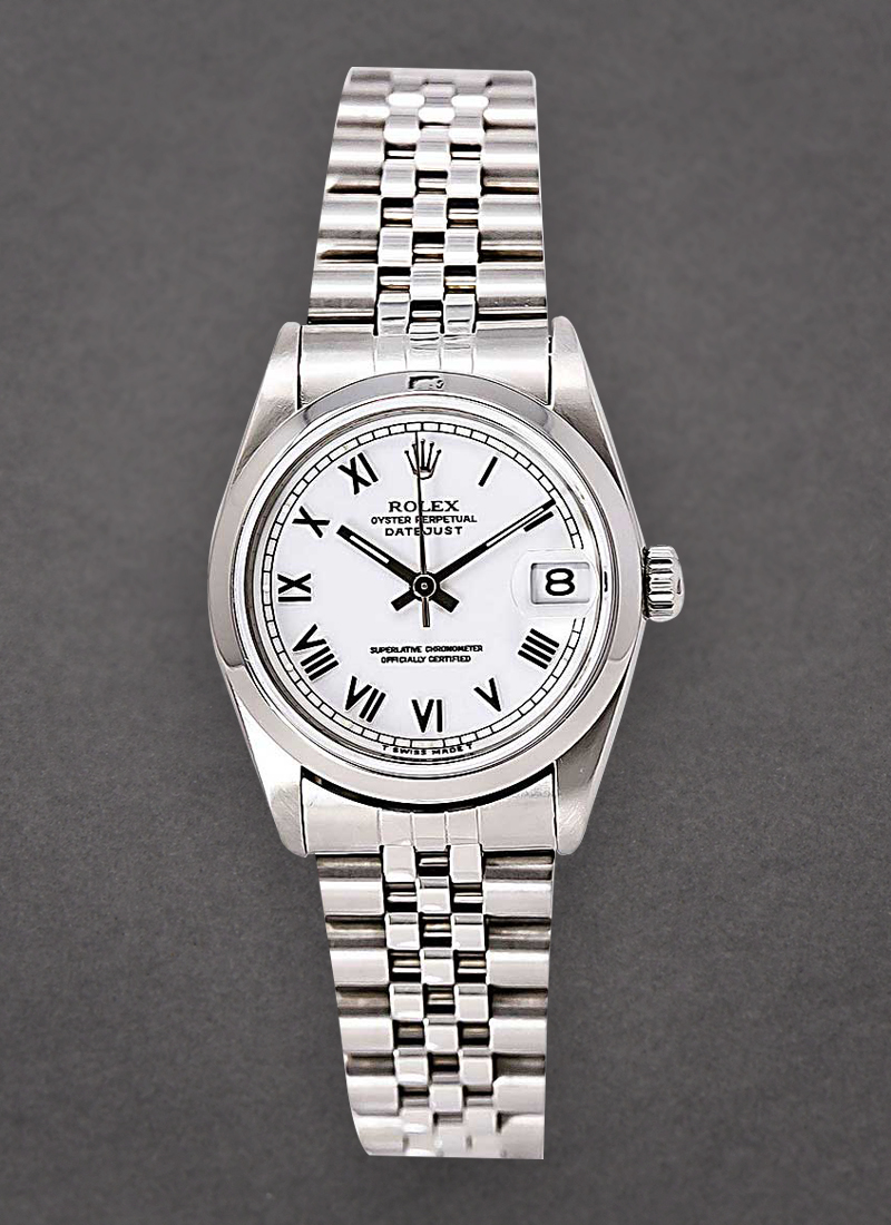 Pre-Owned Rolex Datejust Mid Size in Steel with Smooth Bezel