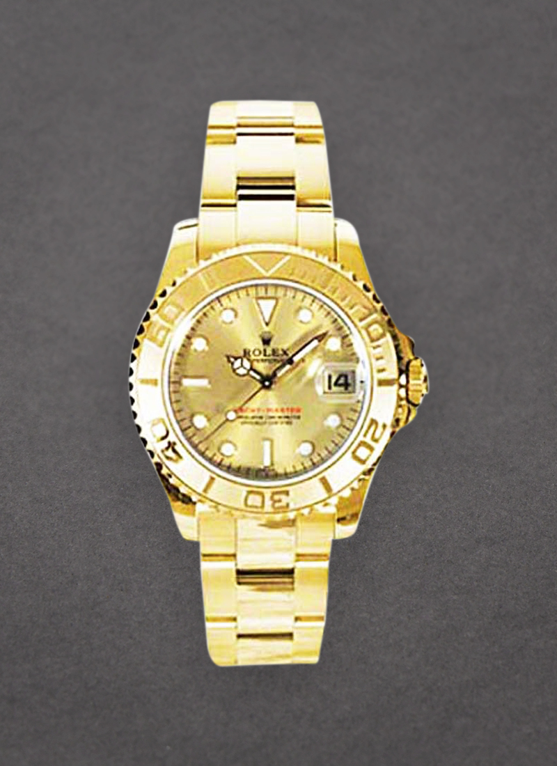 Pre-Owned Rolex Yacht-Master Mid Size in Yellow Gold