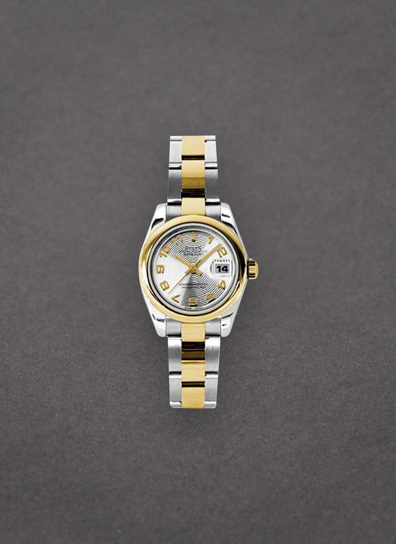 Pre-Owned Rolex Datejust 26mm in Steel with Yellow Gold Domed Bezel