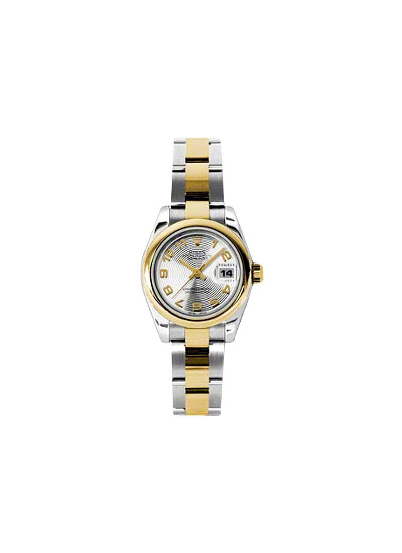 Pre-Owned Rolex Datejust 26mm in Steel with Yellow Gold Domed Bezel