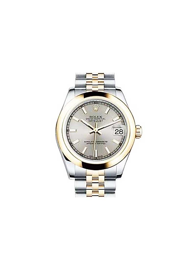 Pre-Owned Rolex DateJust - 31mm - Steel and Yellow Gold - Domed Bezel
