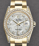 Day-Date - 36mm - Yellow Gold - Diamond Bezel on Oyster Bracelet with Meteorite Diamond Dial