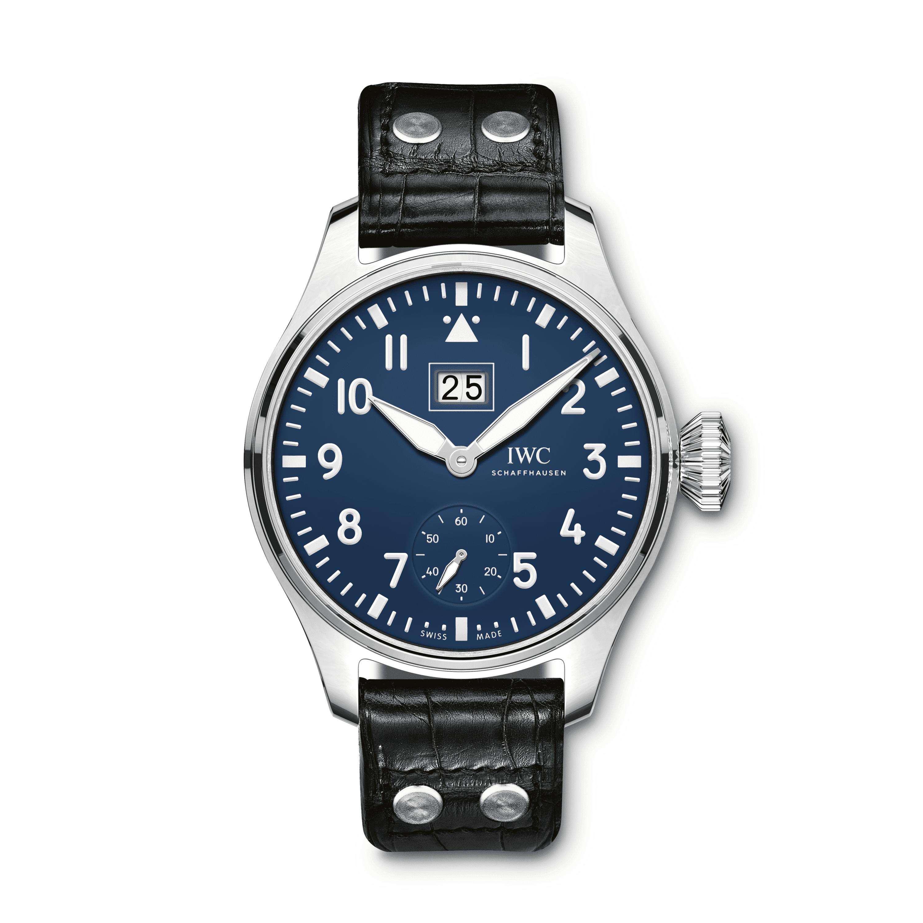 Big Pilot - Big Date - 150 year years On Strap with Blue Arabic Dial - only 150pcs Made