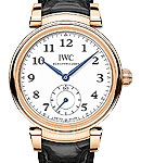 Da Vinci Automatic in Rose Gold on Black Alligator Leather Strap with White Dial