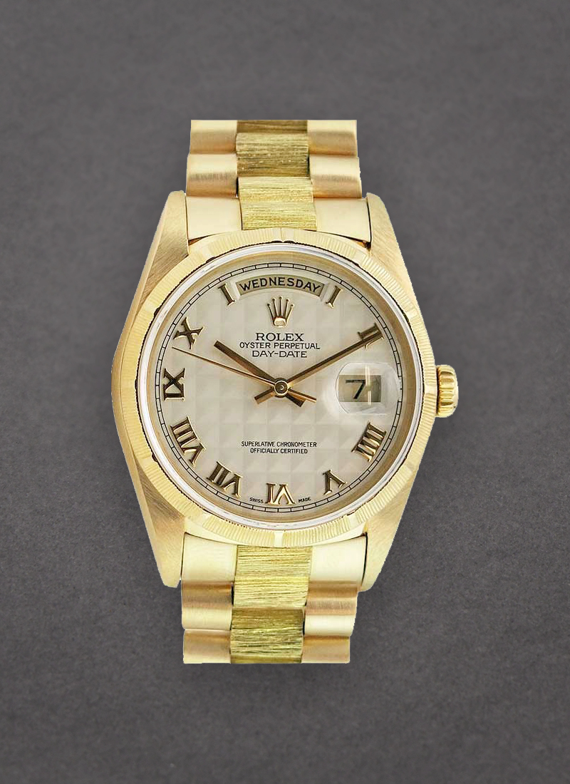 Pre-Owned Rolex Day Date - President - Yellow Gold - Bark Bezel