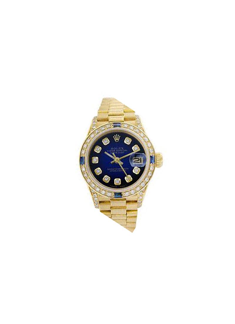 Pre-Owned Rolex DayDate - 36mm - Diamond Bezel With Diamond Lungs