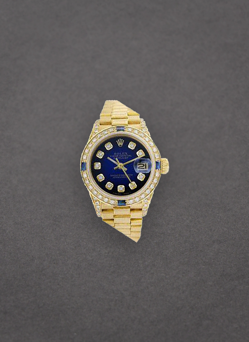 Pre-Owned Rolex DayDate - 36mm - Diamond Bezel With Diamond Lungs