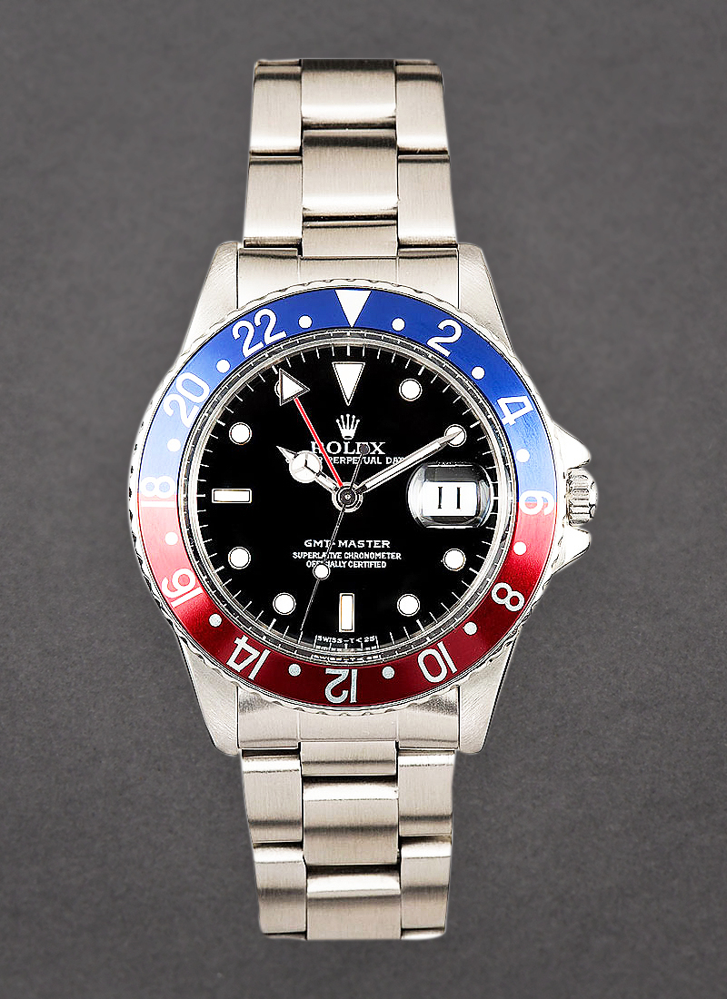 Pre-Owned Rolex GMT Master Ref 16750 Pepsi