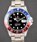 GMT Master Ref 16750 Pepsi on Oyster Bracelet with Black Dial