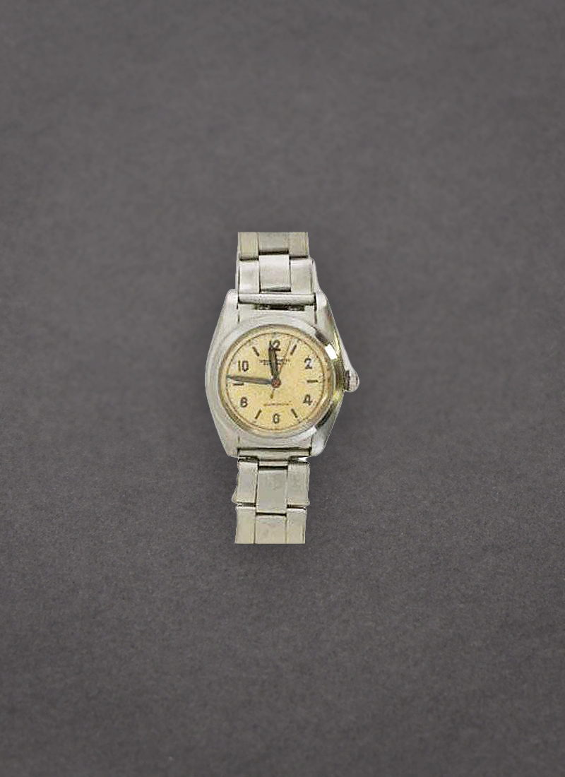 Pre-Owned Rolex Tropical BubbleBack 2940 32mm in Steel with Smooth Bezel