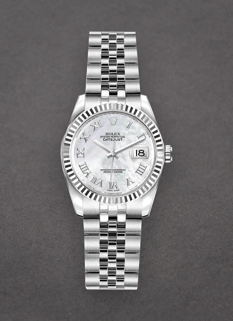 Pre-Owned Rolex Datejust Lady's in Steel with Fluted Bezel