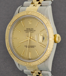 Datejust 36mm 2-Tone with Thunderbird Bezel on Jubilee Bracelet with Champagne Tapestry Stick Dial