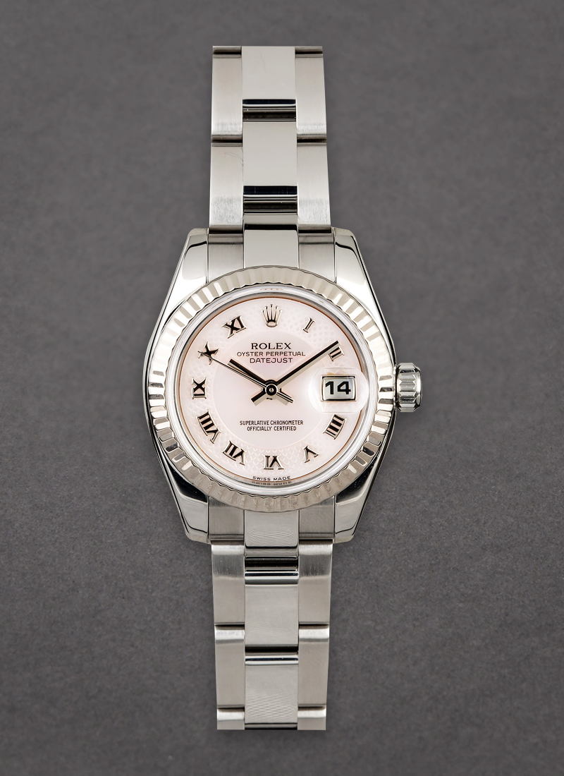 Pre-Owned Rolex Datejust Lady's in Steel with Fluted Bezel