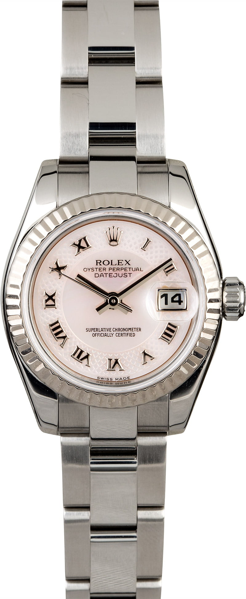 Pre-Owned Rolex Datejust Lady's in Steel with Fluted Bezel
