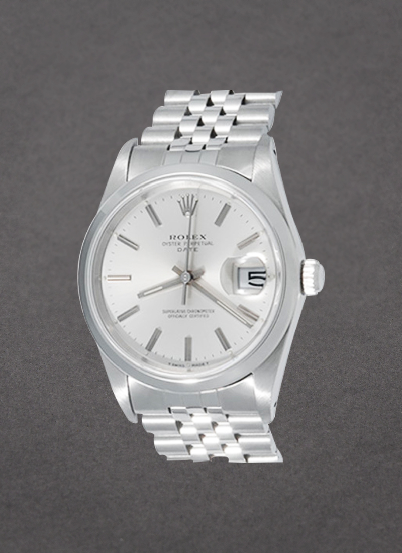 Pre-Owned Rolex Date - 34mm - Smooth Bezel 