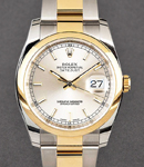 Datejust 36mm in 2-Tone on Oyster Bracelet with Champagne Stick Dial