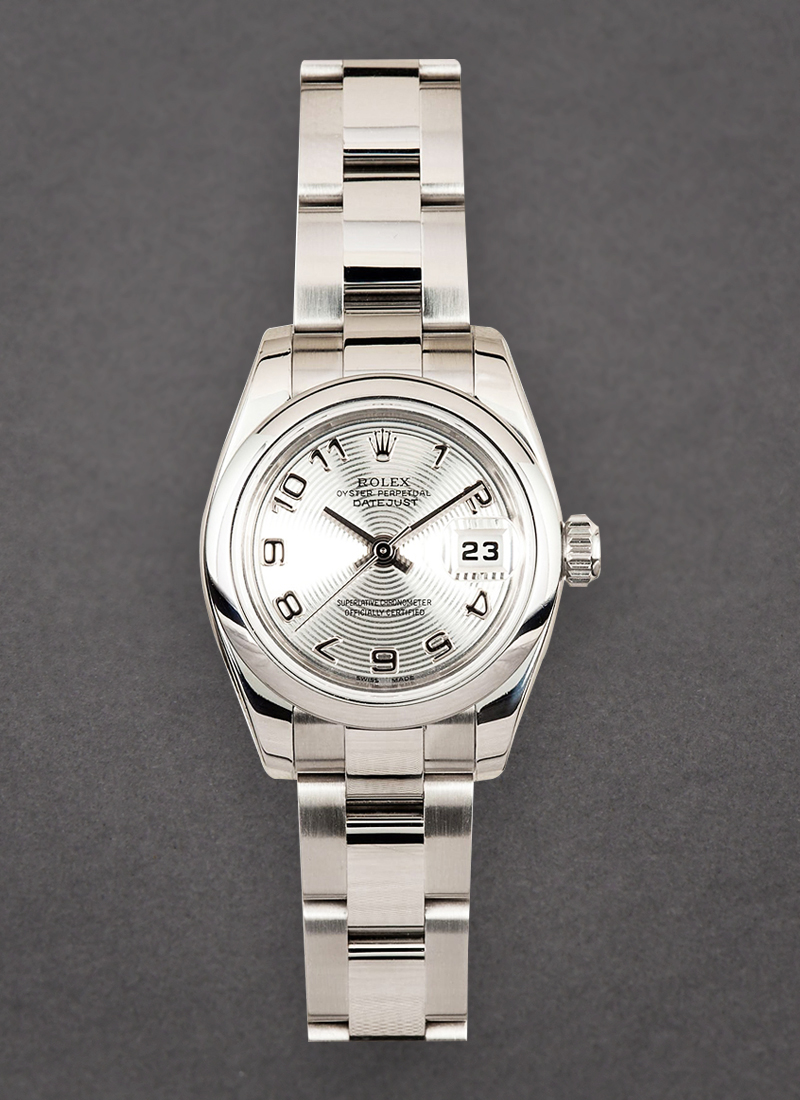 Pre-Owned Rolex Datejust Ladies 26mm in Steel with Smooth Bezel