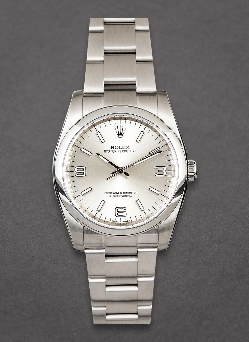 Pre-Owned Rolex Oyster Perpetual 36mm in Steel with Smooth Bezel