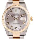 Datejust 2-Tone 36mm Men's with Thunderbird Bezel on Oyster Bracelet with Gray Roman Dial