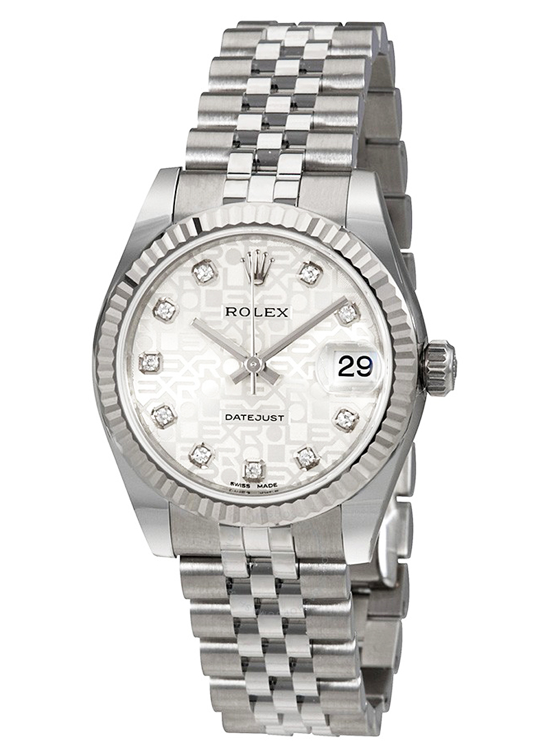 Pre-Owned Rolex Datejust 31mm in Steel with Fluted Bezel