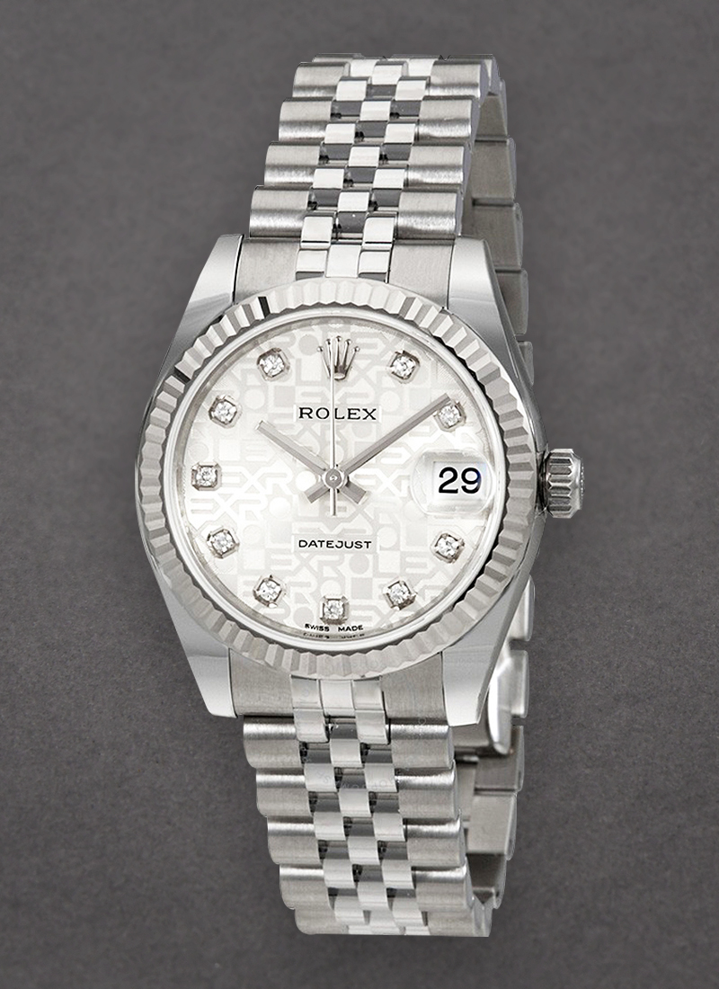 Pre-Owned Rolex Datejust 31mm in Steel with Fluted Bezel