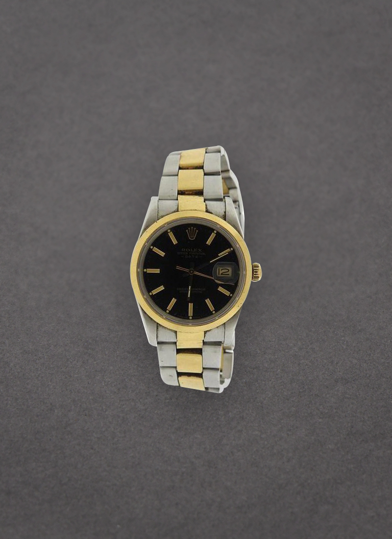 Pre-Owned Rolex Datejust 36mm Men's with Yellow Gold Domed Bezel