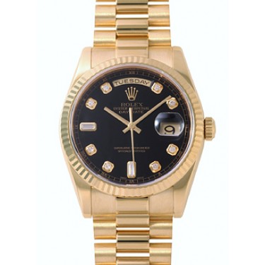 Pre-Owned Rolex Day-Date - President - Yellow Gold - Fluted Bezel