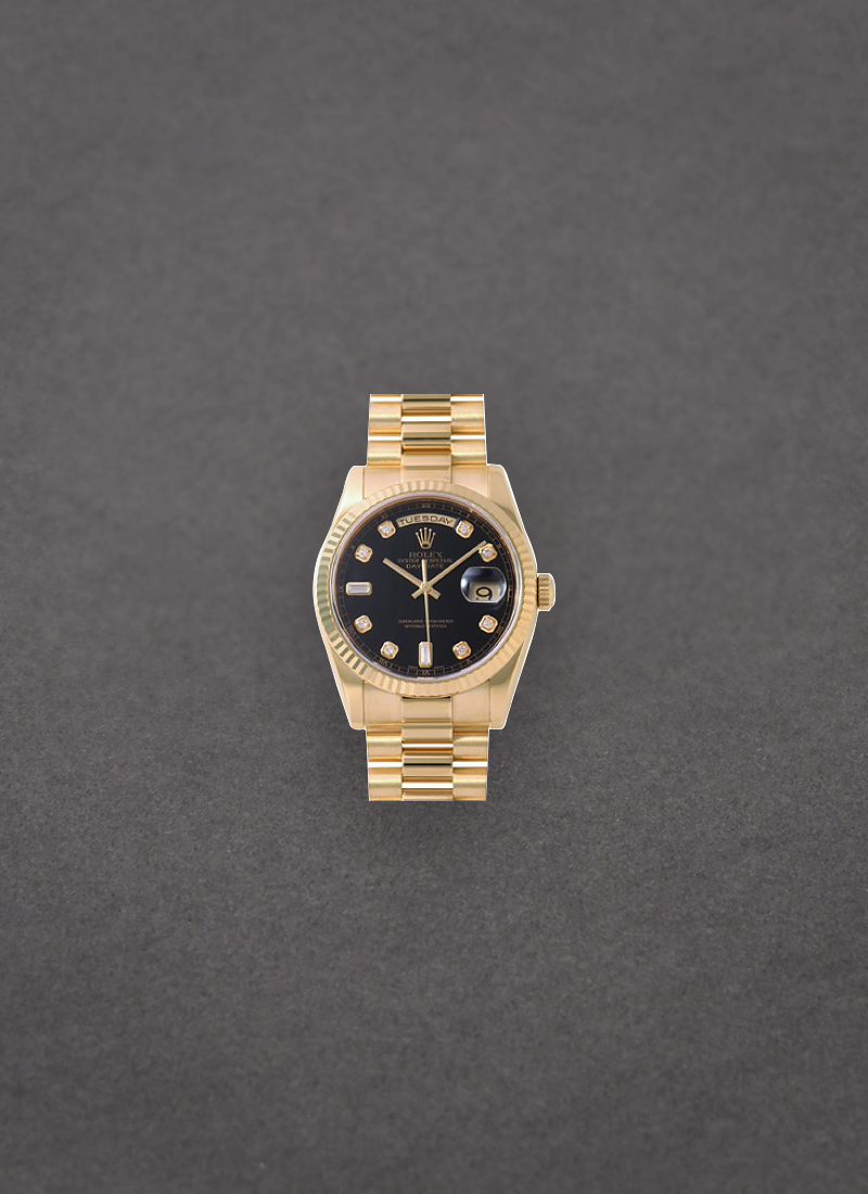 Pre-Owned Rolex Day-Date - President - Yellow Gold - Fluted Bezel