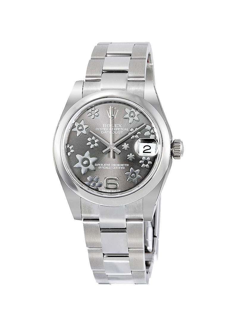 Pre-Owned Rolex Datejust 31mm in Steel with Domed Bezel