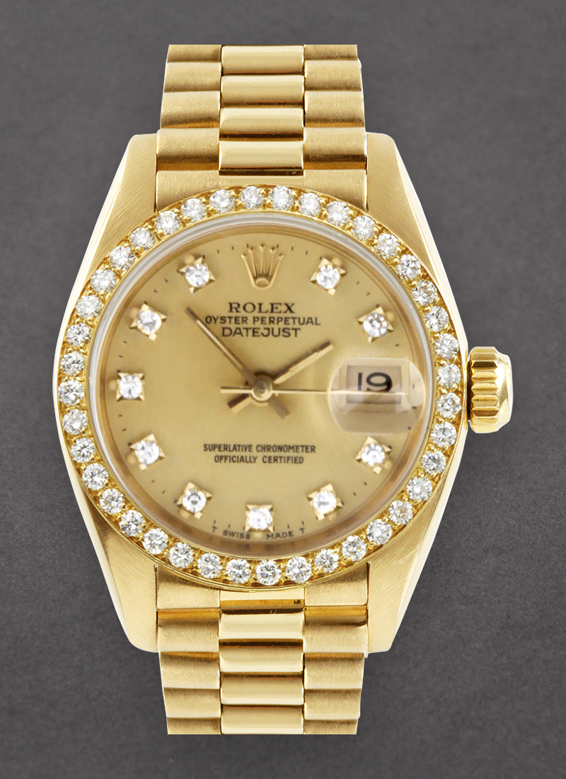 Pre-Owned Rolex President - 36mm - Yellow Gold - Customize Diamond Bezel