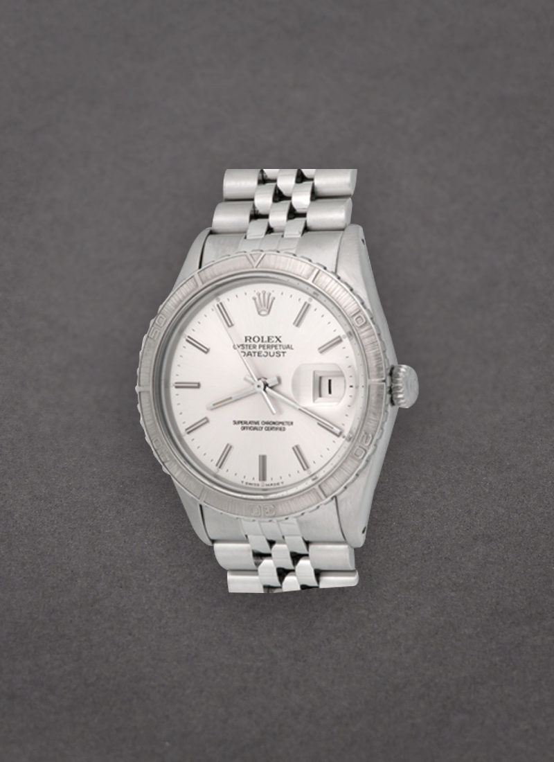 Pre-Owned Rolex Datejust 36mm with White Gold Thunderbird Bezel